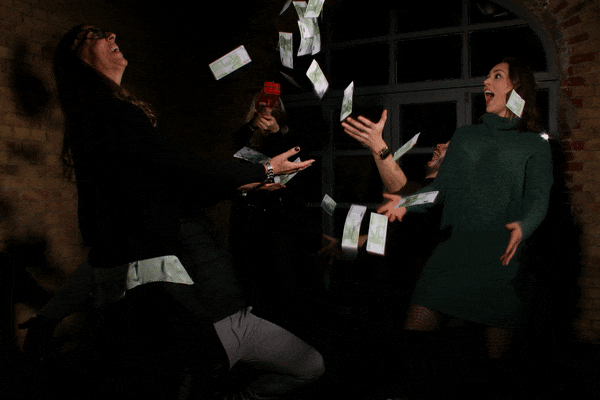 Say Make Money Money- Cooler 3D Effekt mit unserer Geldscheinpistole